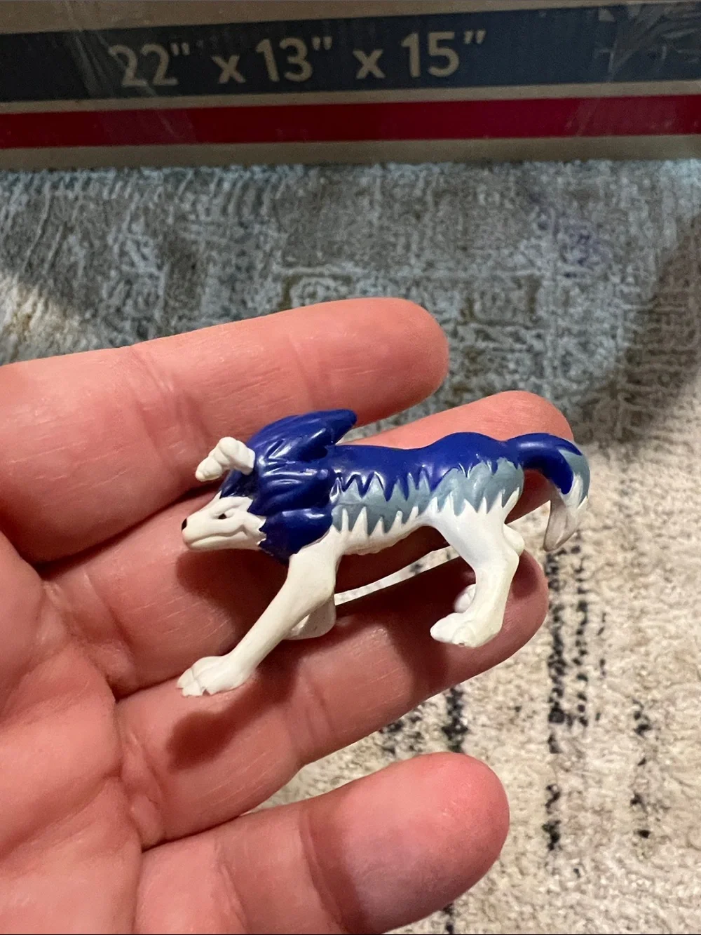 1999 monster rancher wolf mini figure z32
